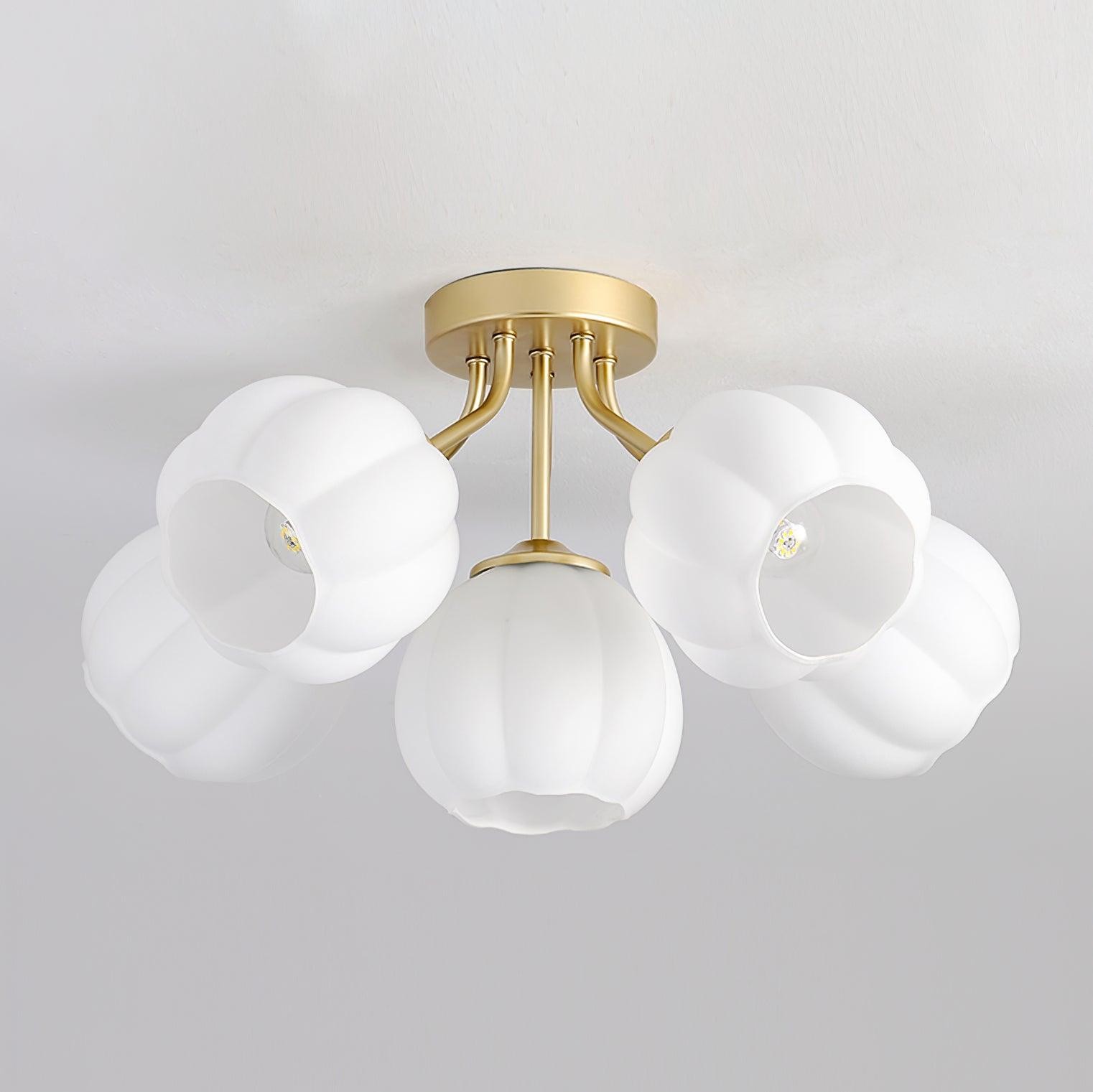 Flower Glass Ceiling Light P044