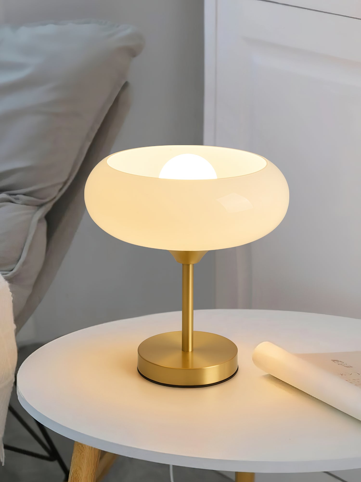 Egg Tart Glass Table Lamp T1667