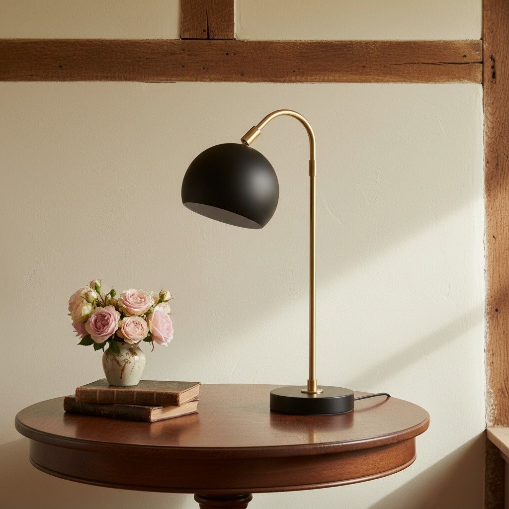 Ornato Luxe Modern Accent Table Lamp - Stylish Home Light T314