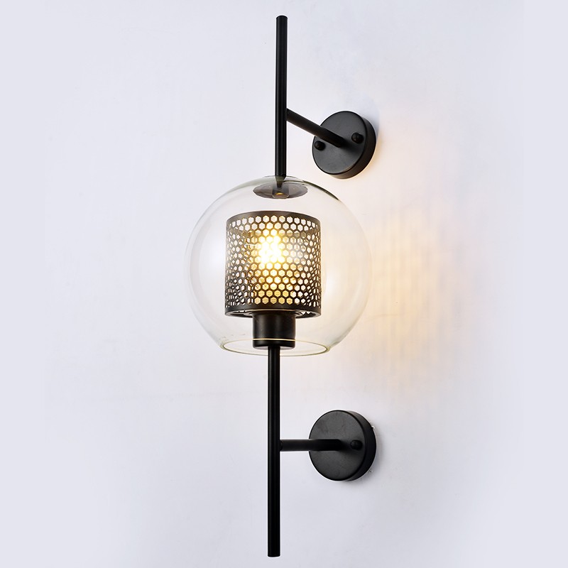 Vintage Modern Chiswick Glass Wall Lights for Bedside Living Room