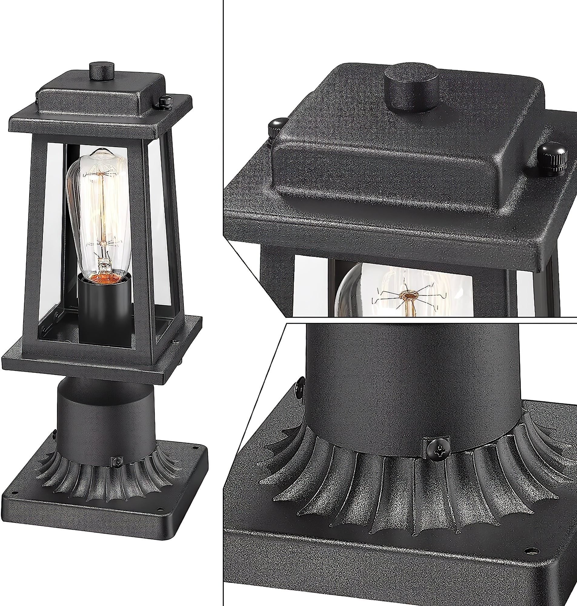 Lantern Outdoor Lamp Post Light For Yard S03