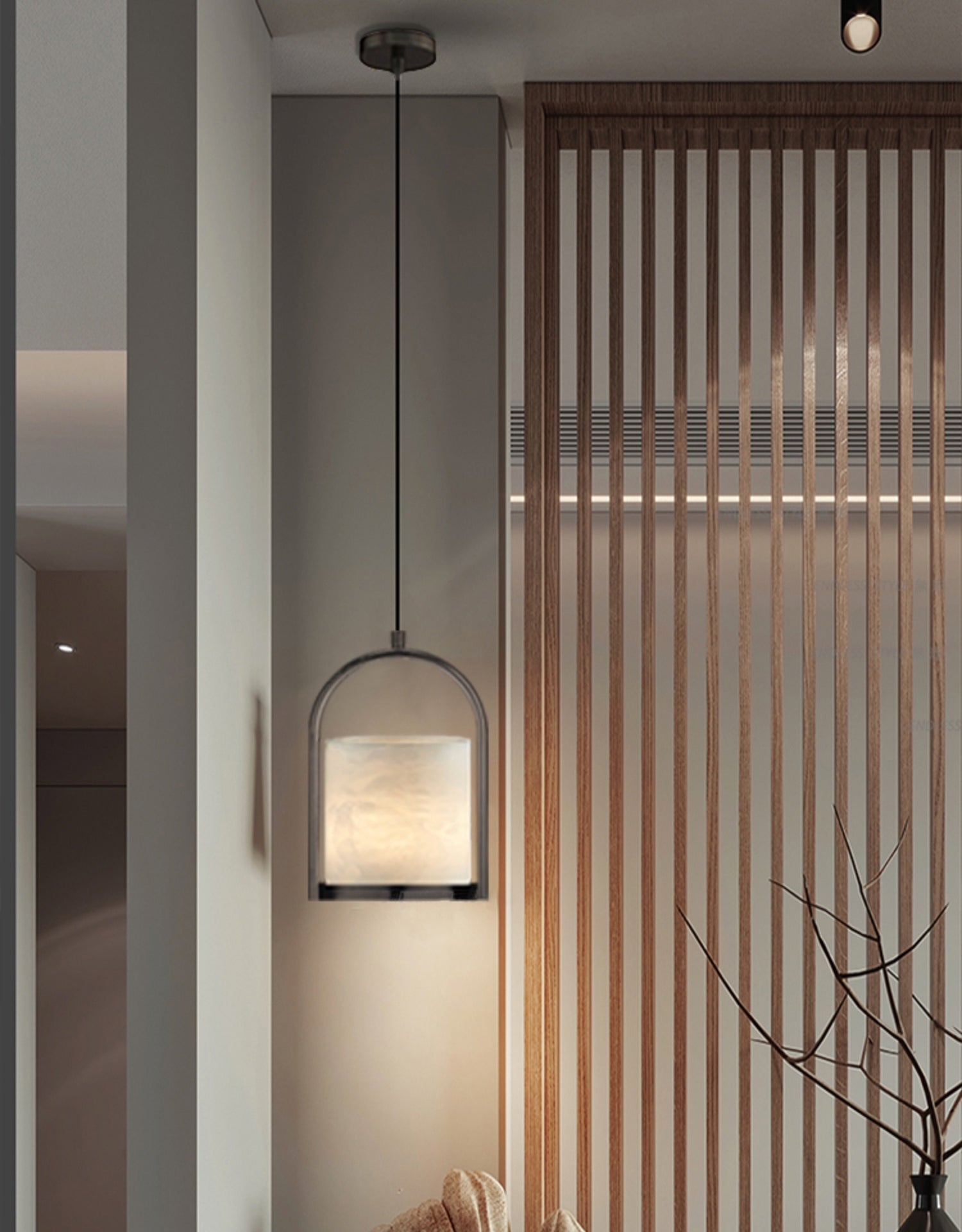 Cortland Alabaster Pendant Light T1658