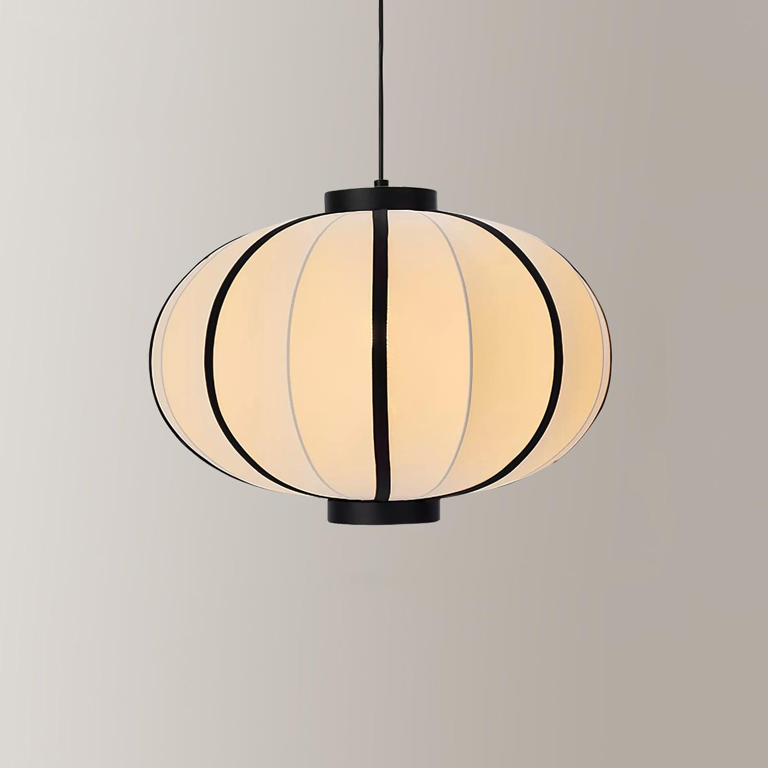 Minimalist Black and White Lantern Pendant Lamp M118