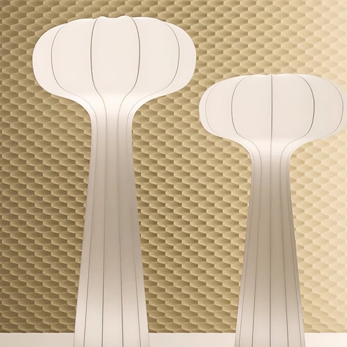 Classic Stripe Silk Floor Lamp M408