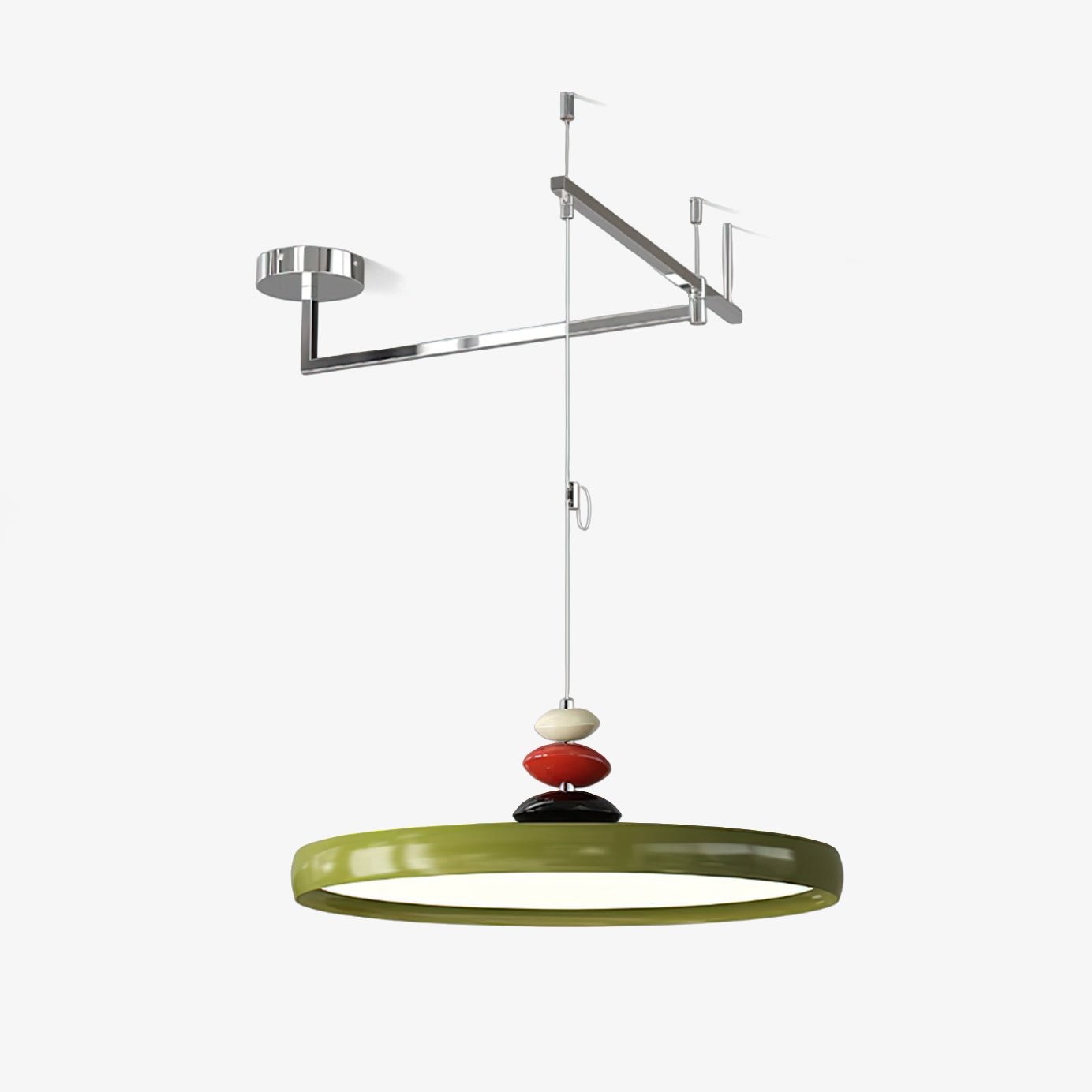 Swing Arm Stone Pendant Light M406