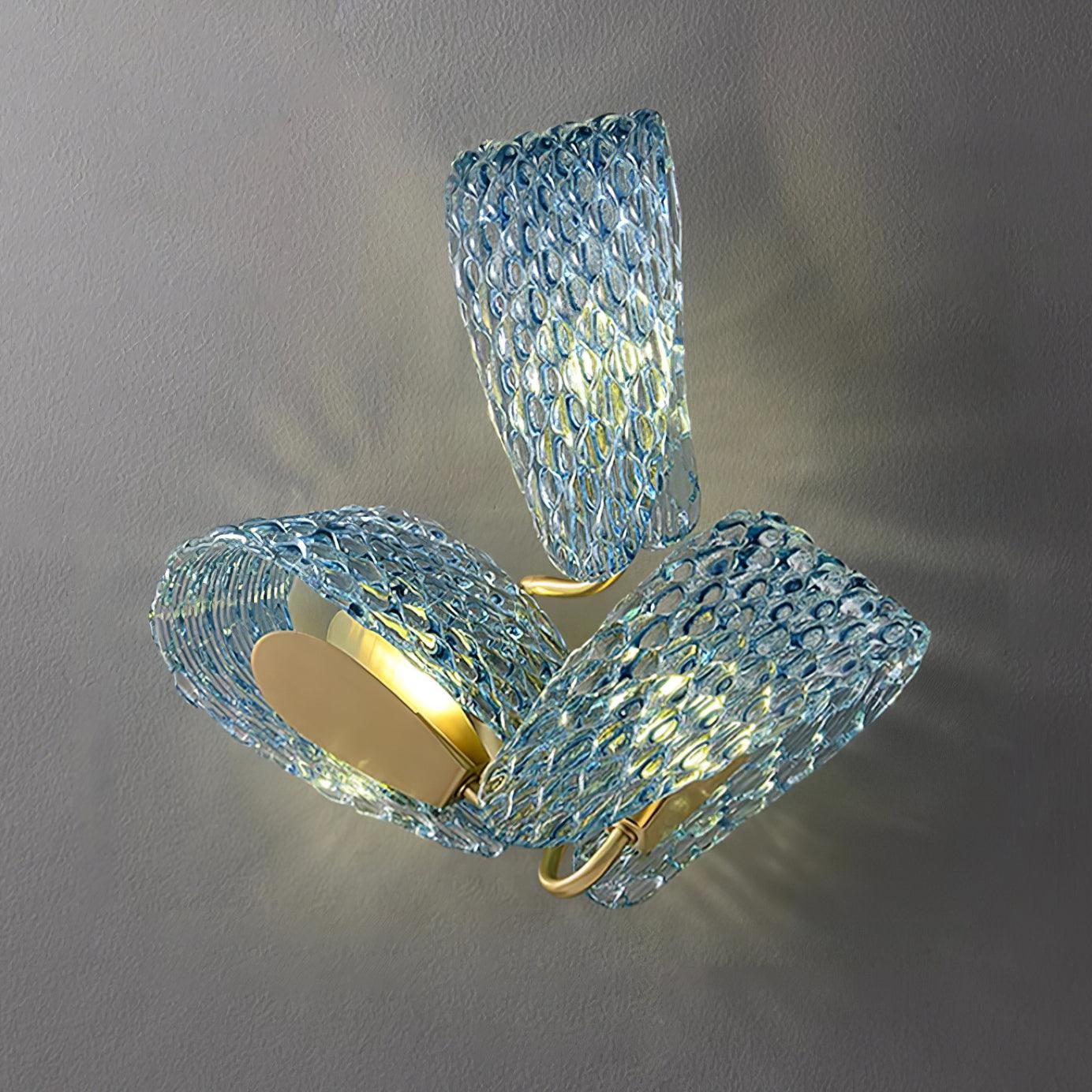 Creative Light Luxury Blue Ribbon Wall Lamp M182