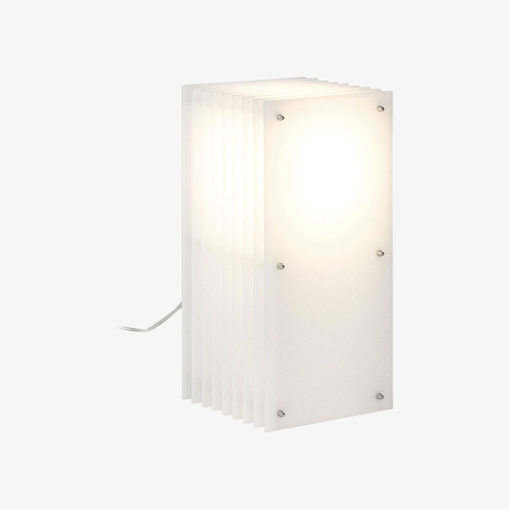 Geometric Layering Cuboid Lamp – Modern Acrylic Sunset Ambient Table Lamp S372