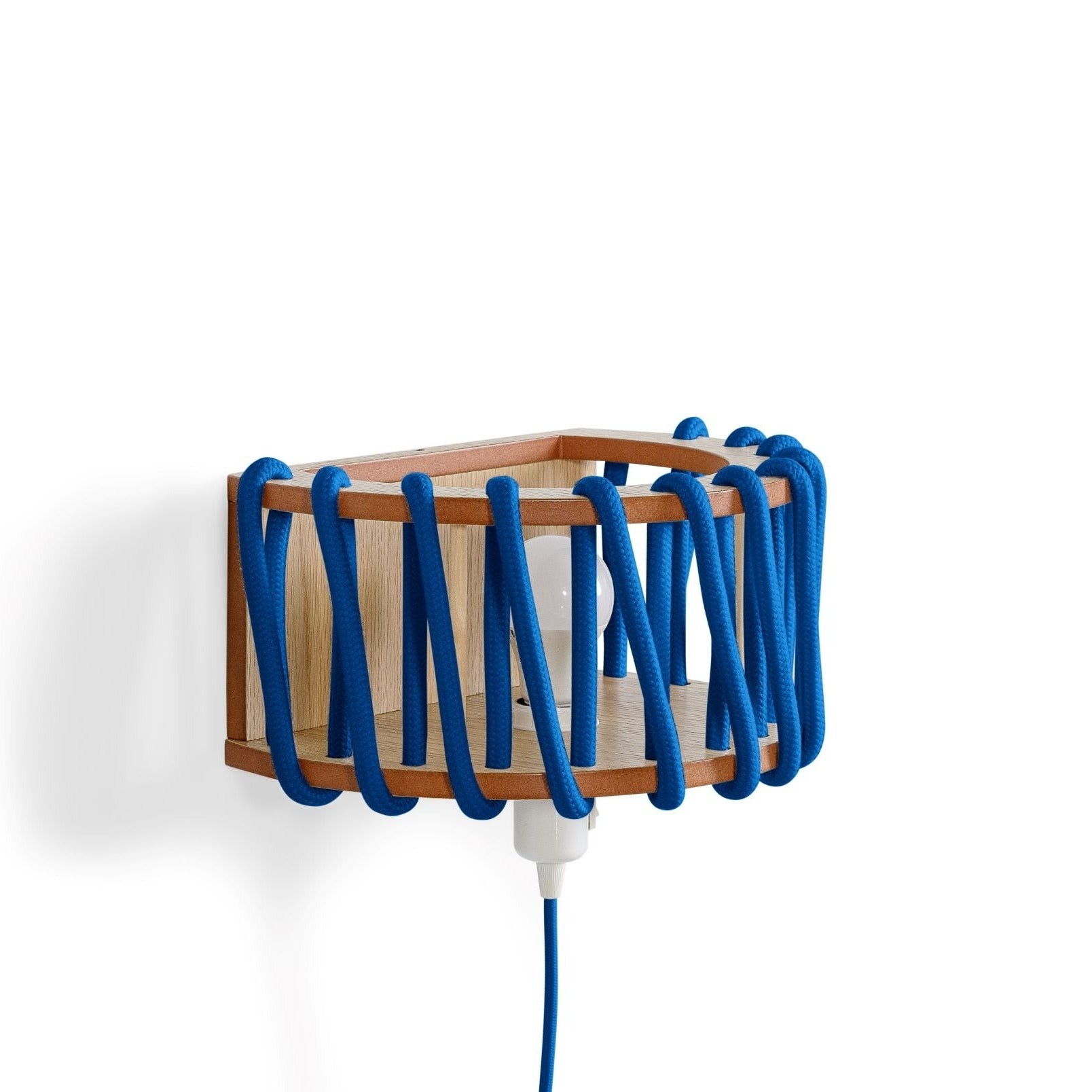 Macaron Rope-wrapped Wooden Wall Lamp S190