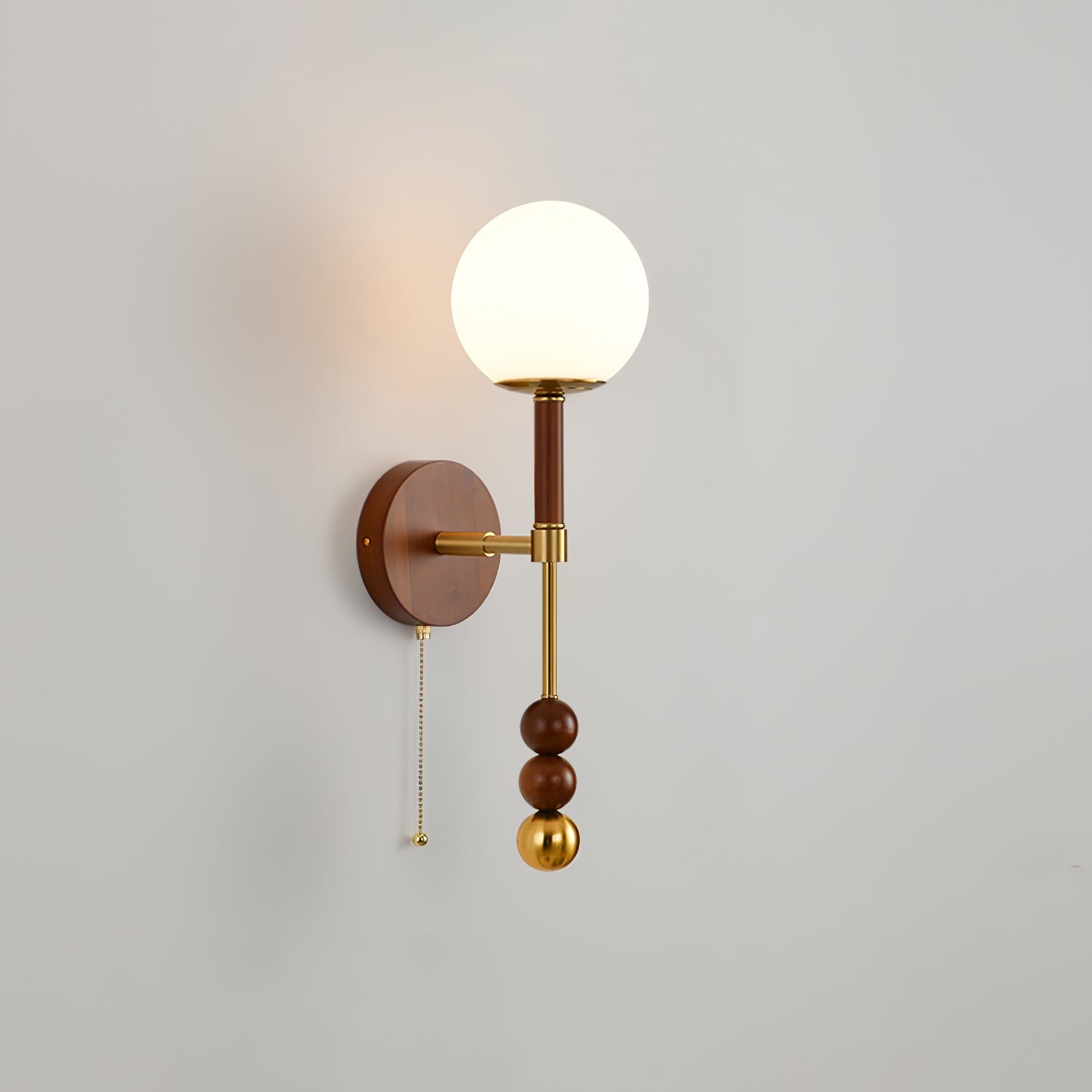 Retro Solid Wood Series Wall Lamp M419