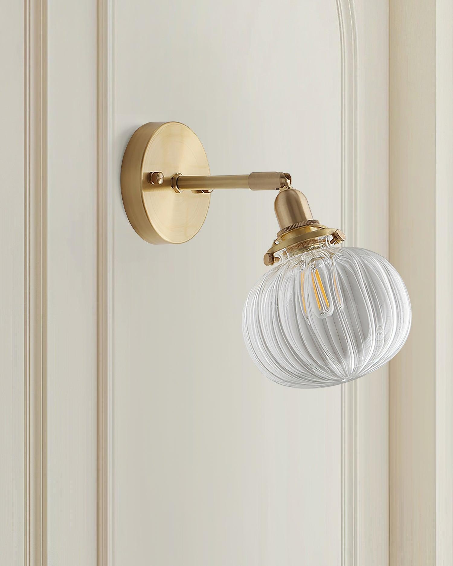 Simple Hallway Entrance Pumpkin Pattern Wall Lamp M108