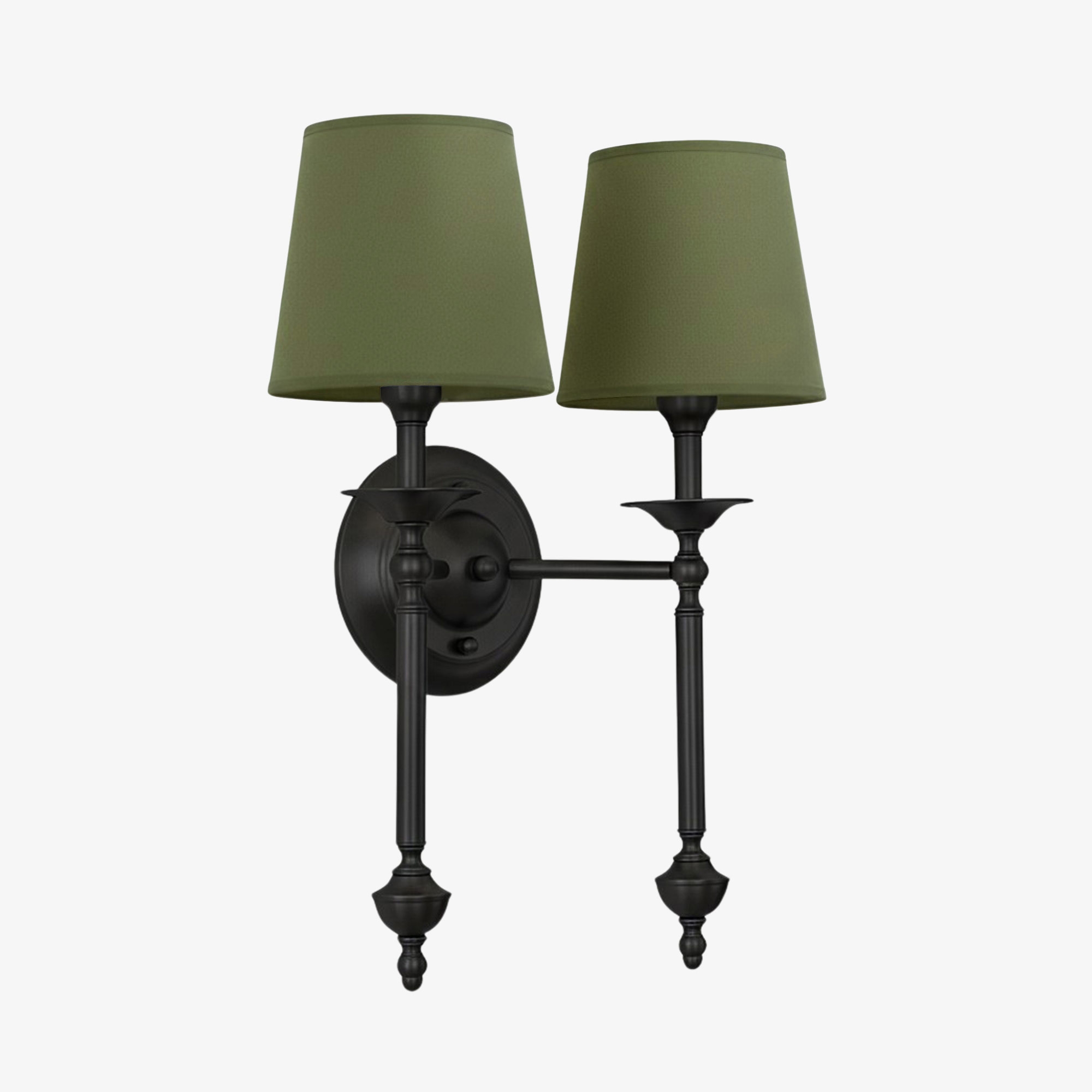 Arcuma Wall Lamp - Modern Copper and Fabric for Living Room T492