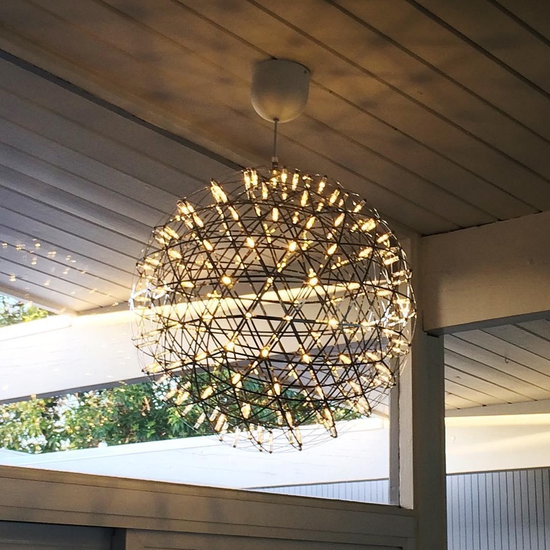 Silver Spark Ball Pendant Light T204