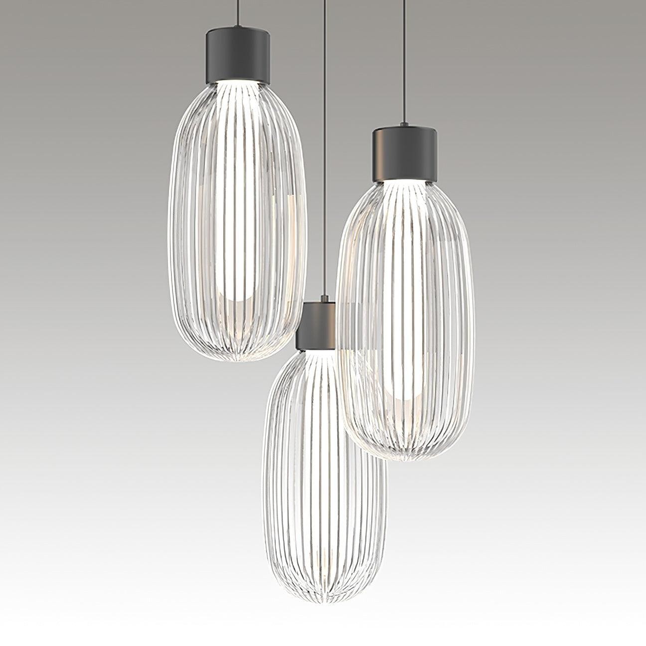 Nordic Striped Lantern Pendant Lamp M453