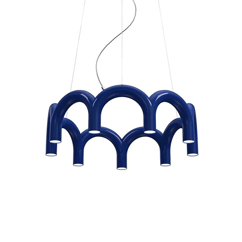 Contemporary M Shaped Circle Chandelier with Elegant Design for Home S367