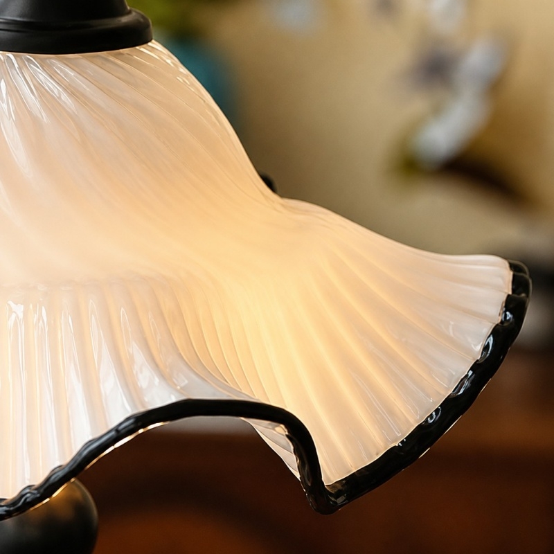 Cazelle French Vintage Wave Pendant Light - Soft Ambient Pendant Lamp for Interiors T2261