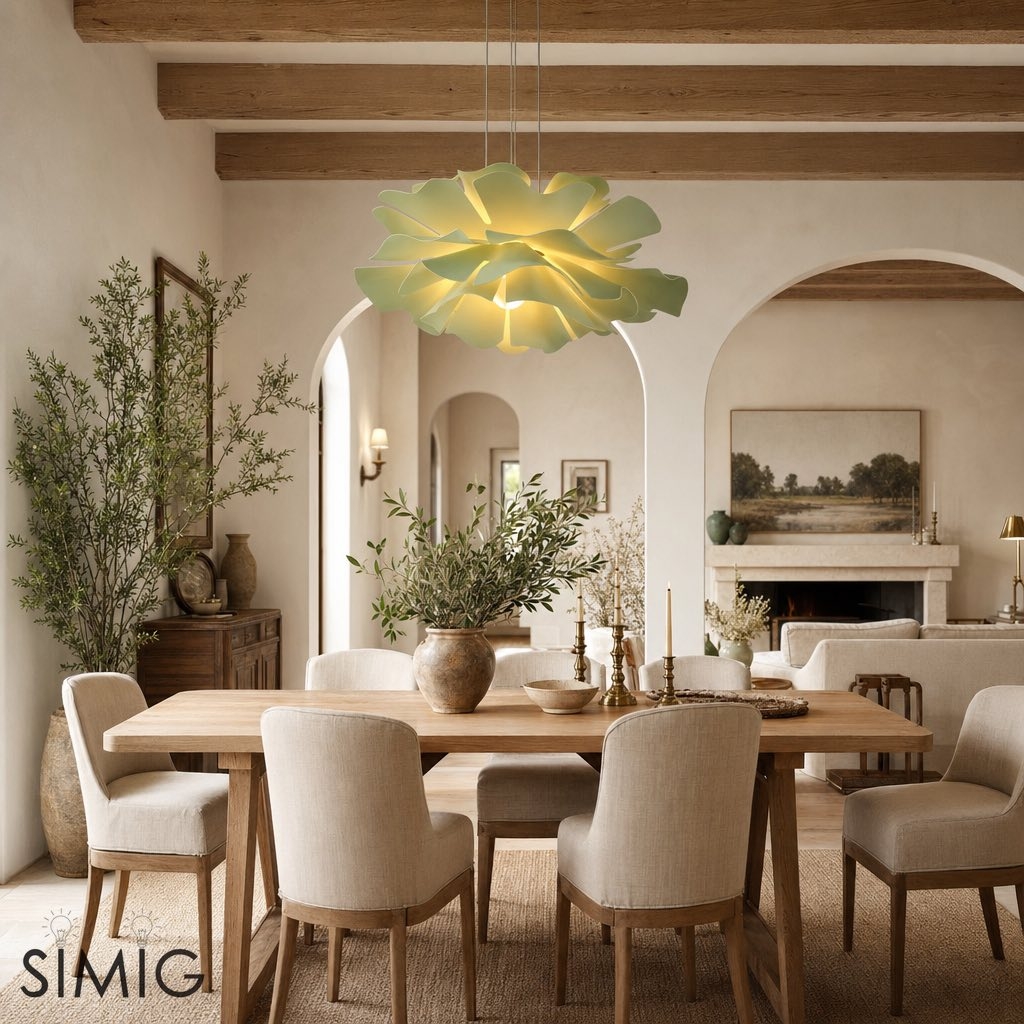 Flower Petal Pendant Light Modern Design - Dining Room Lighting S131
