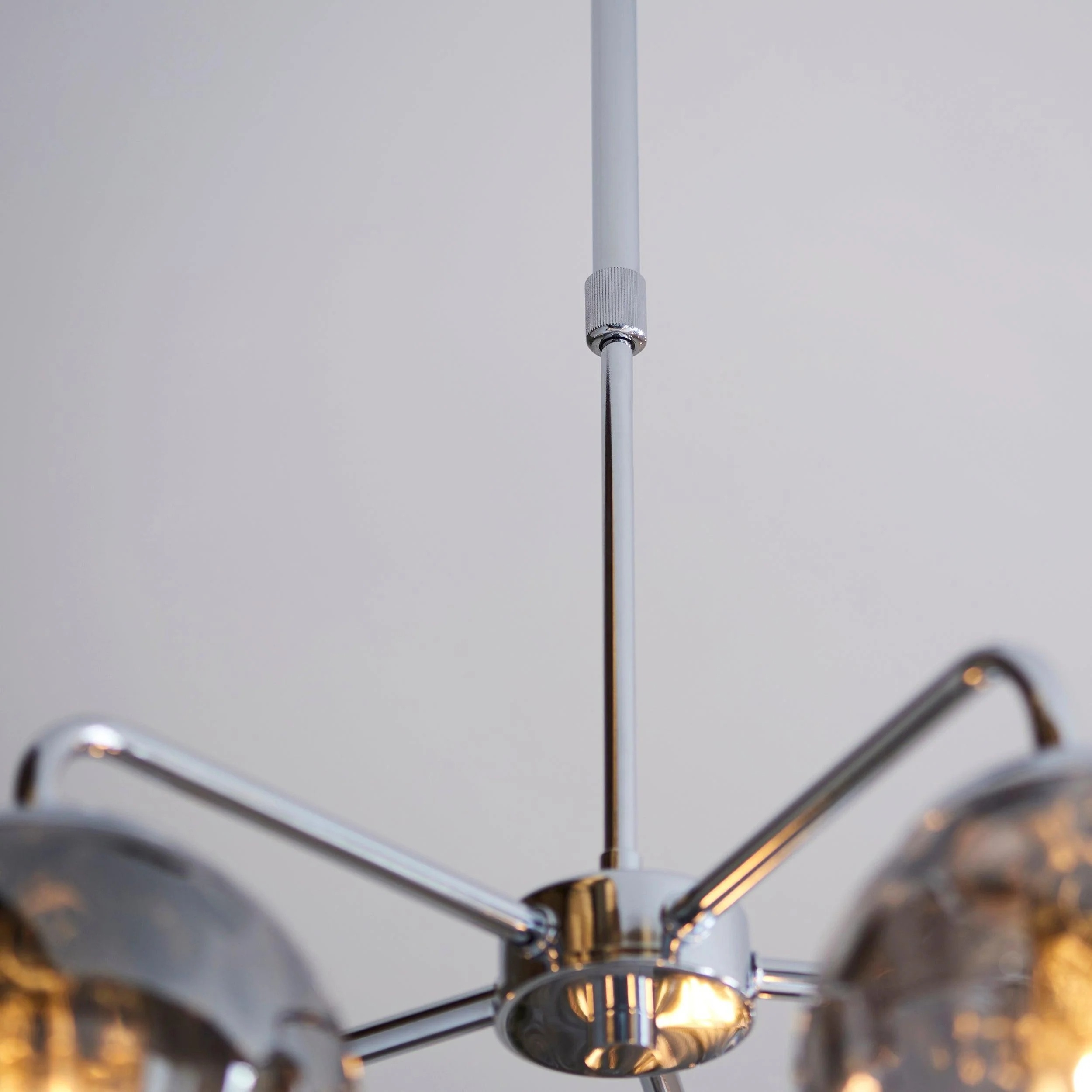 Tracian Glass Mid-Century Modern Globe Pendant Light for Dining Room T845