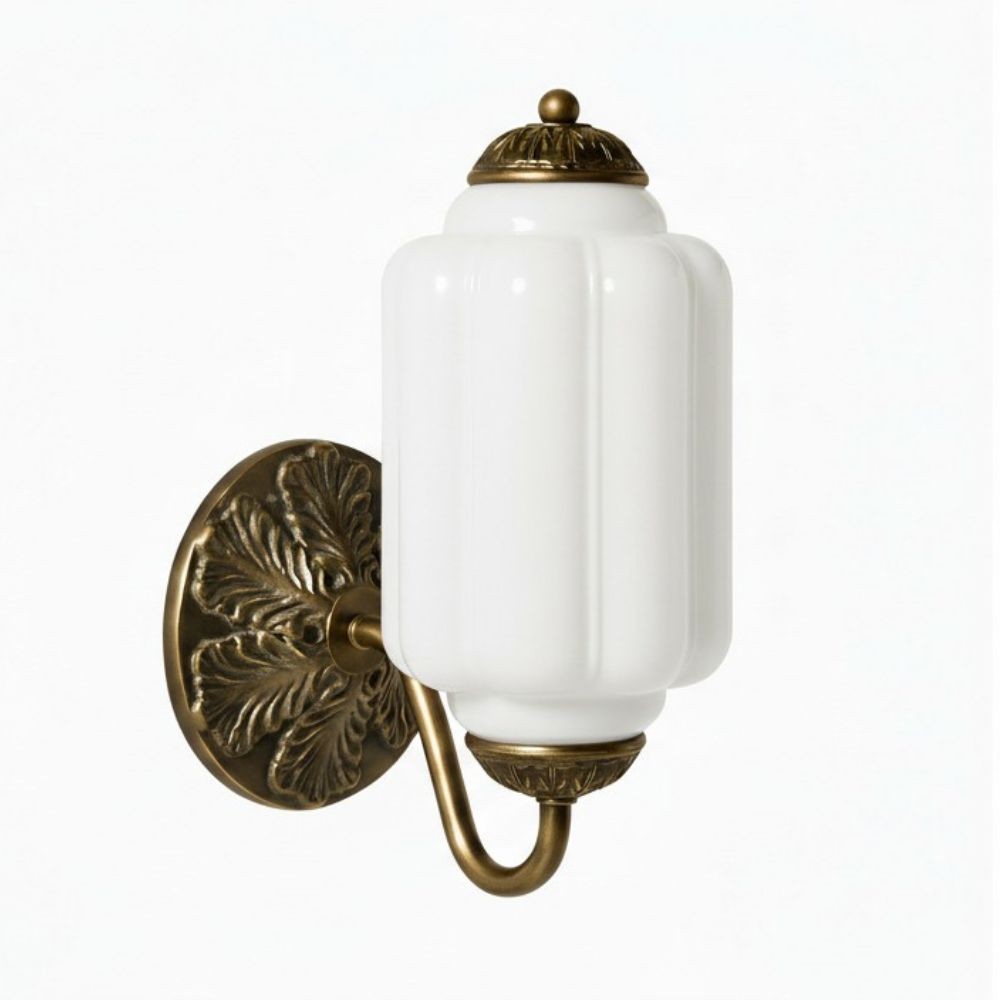 Eloise Vintage Glass Sconce - Elegant Art Deco Wall Lamp M486