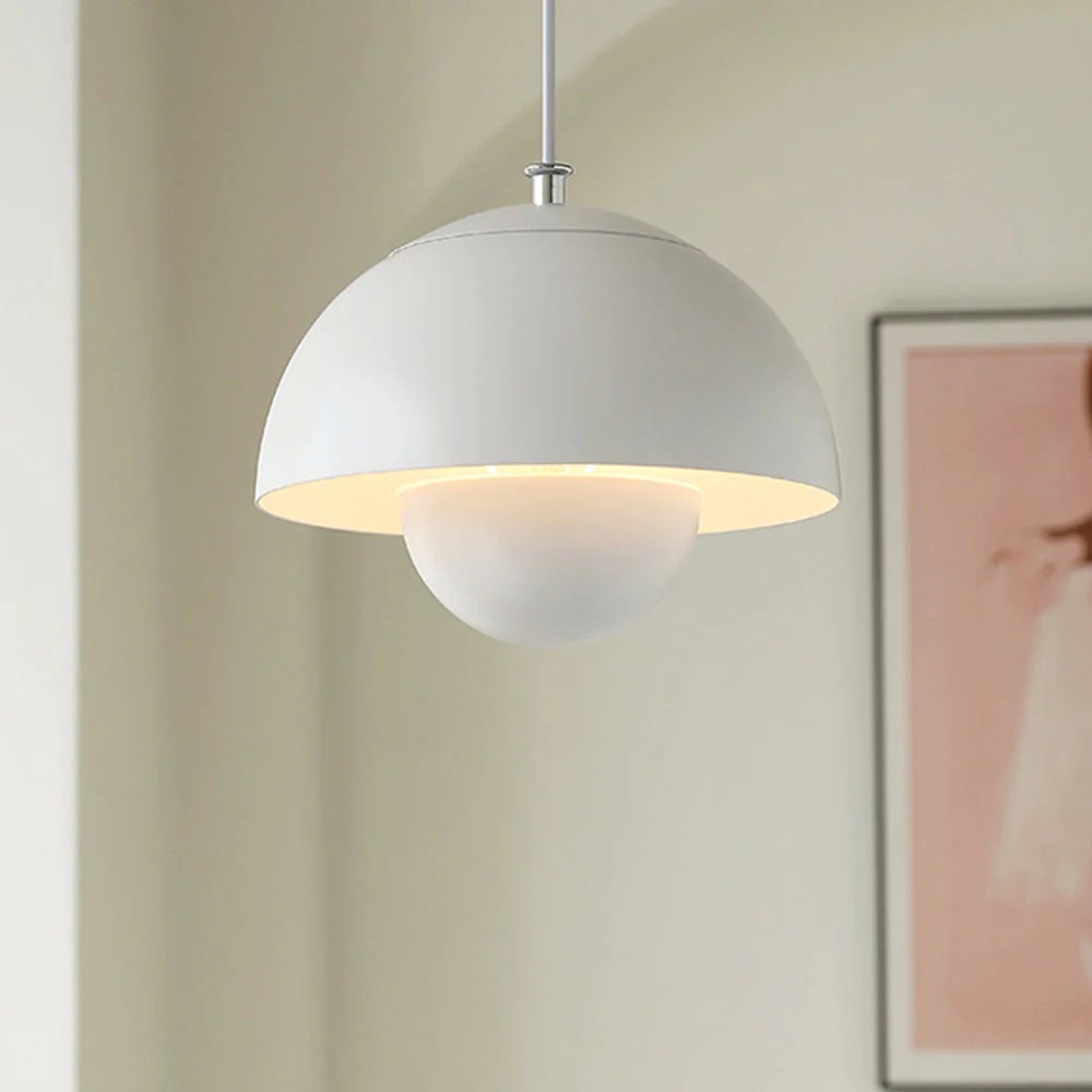 Scandinavian Metal Flower Pendant Light - Living Room Fixture S97