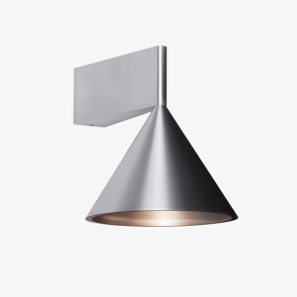 Metorq Sculptural Cone Wall Lamp - Minimal Wall Sconce for Entryway T1197