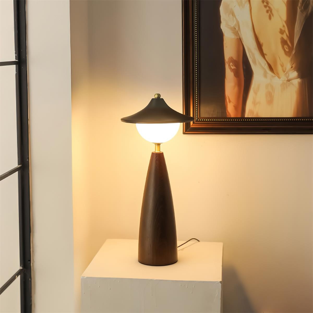 French Retro LED Bedside Table Lamp for Bedroom M225