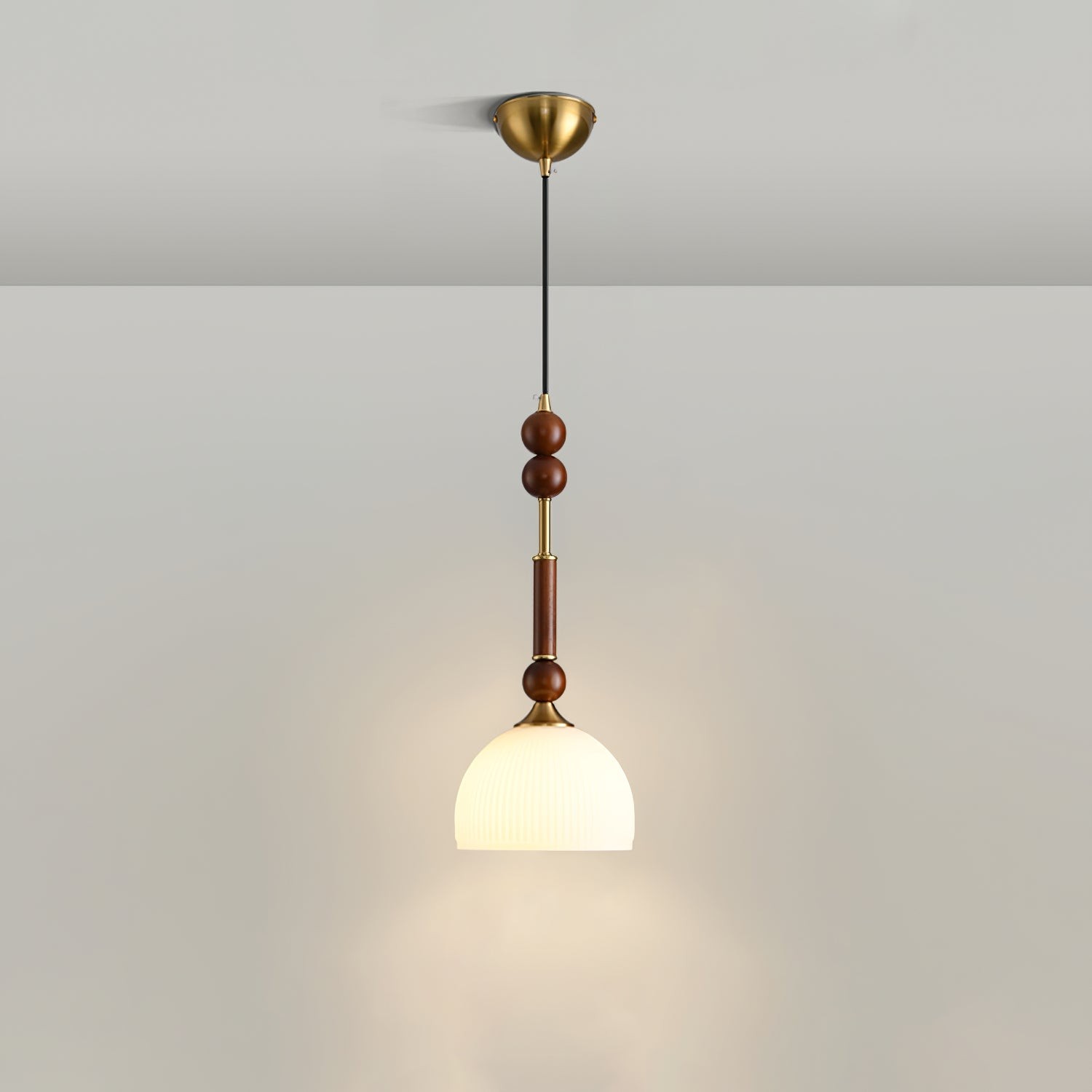 Retro Solid Wood Series Pendant Lamp M420