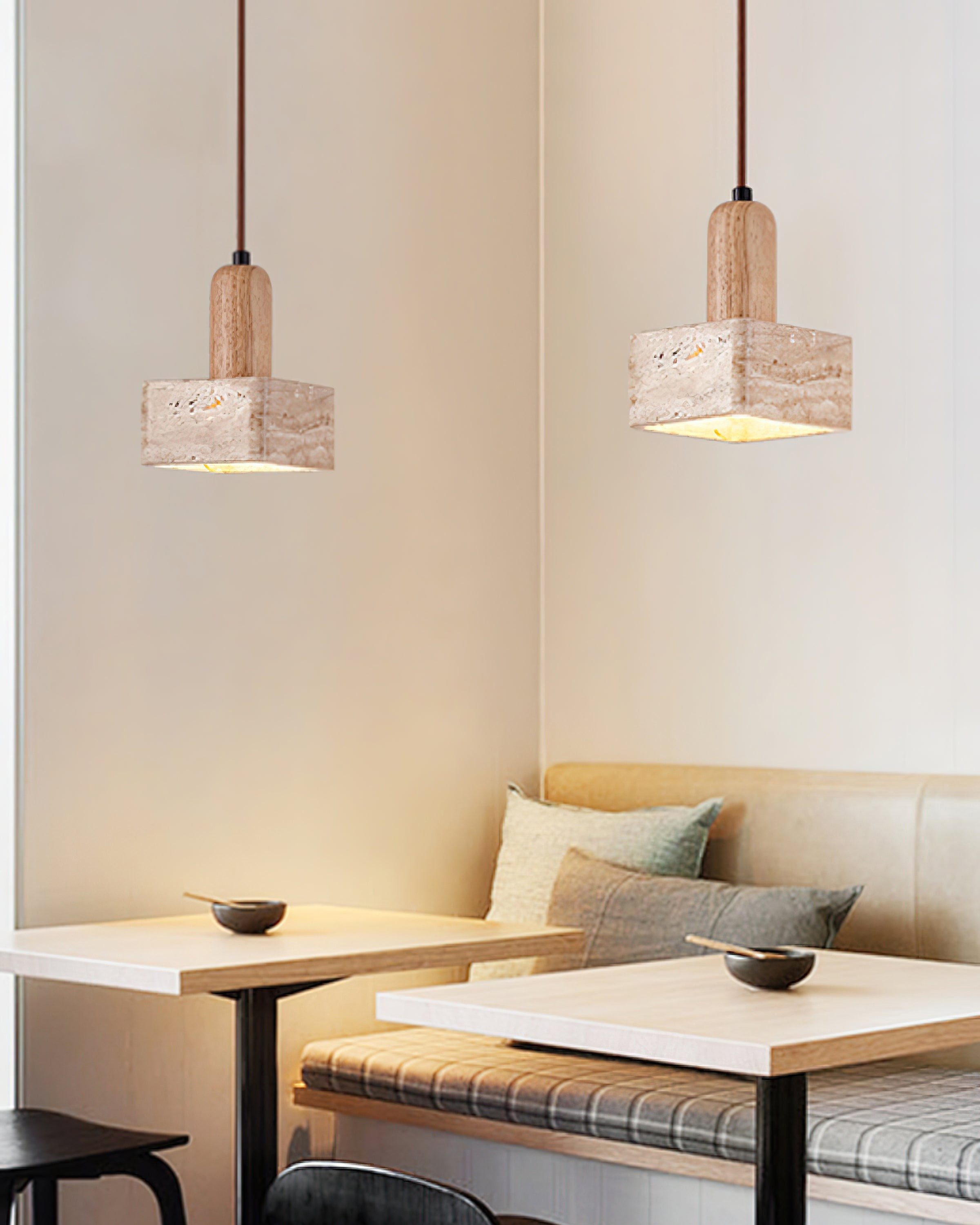 Simple Elegant Square Rectangular Pendant Lamp M94