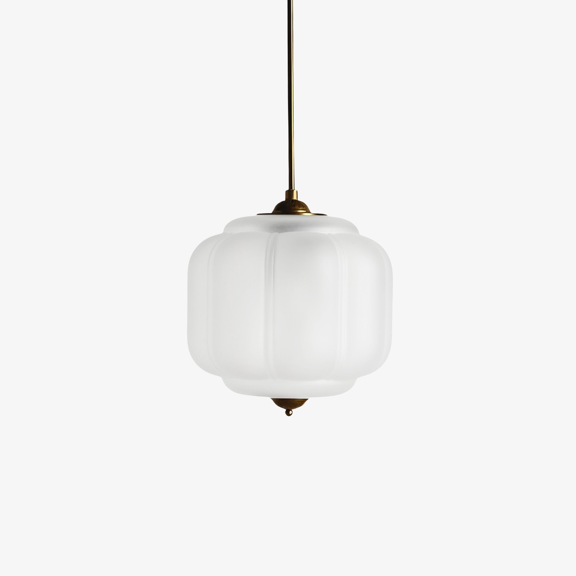 Eloise Vintage Milk Glass Pendant Light - Chic Retro Lighting for Dining Rooms S215