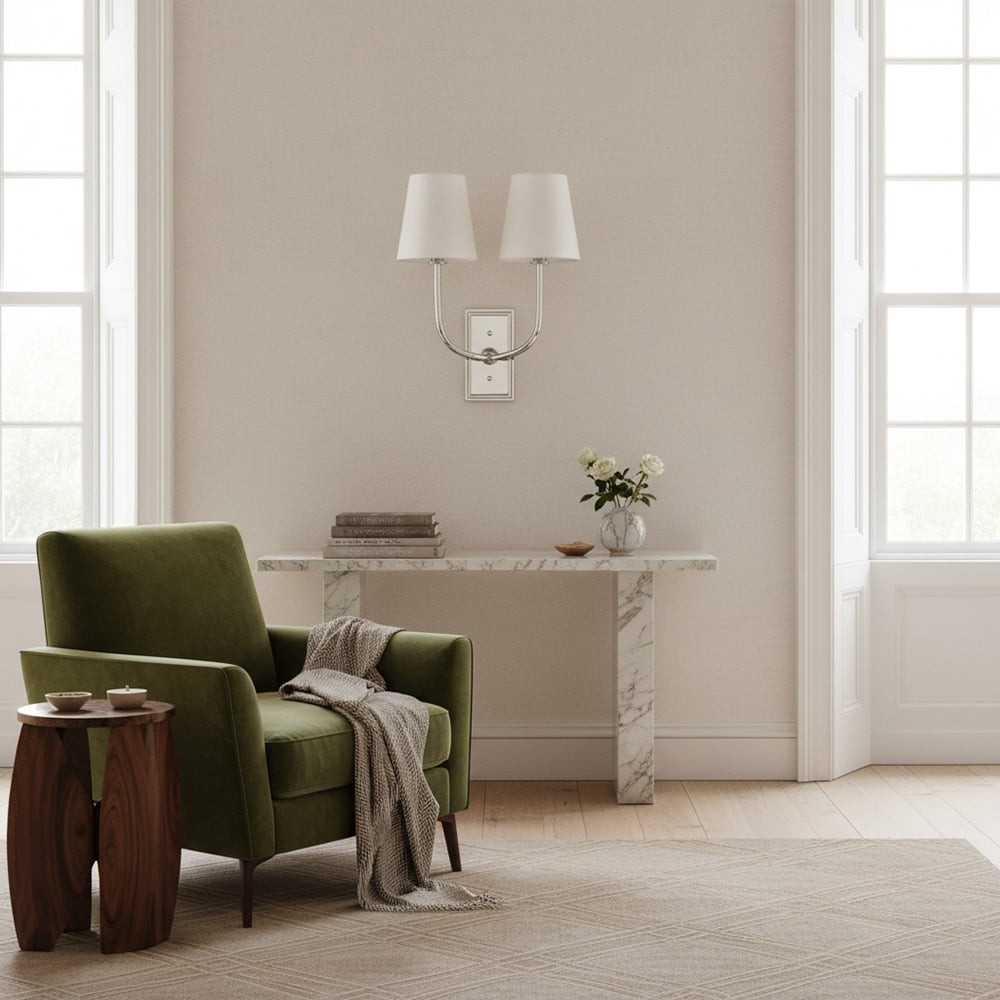 VistaGlow Industrial Metal Wall Lamp - Modern Double Sconce T452