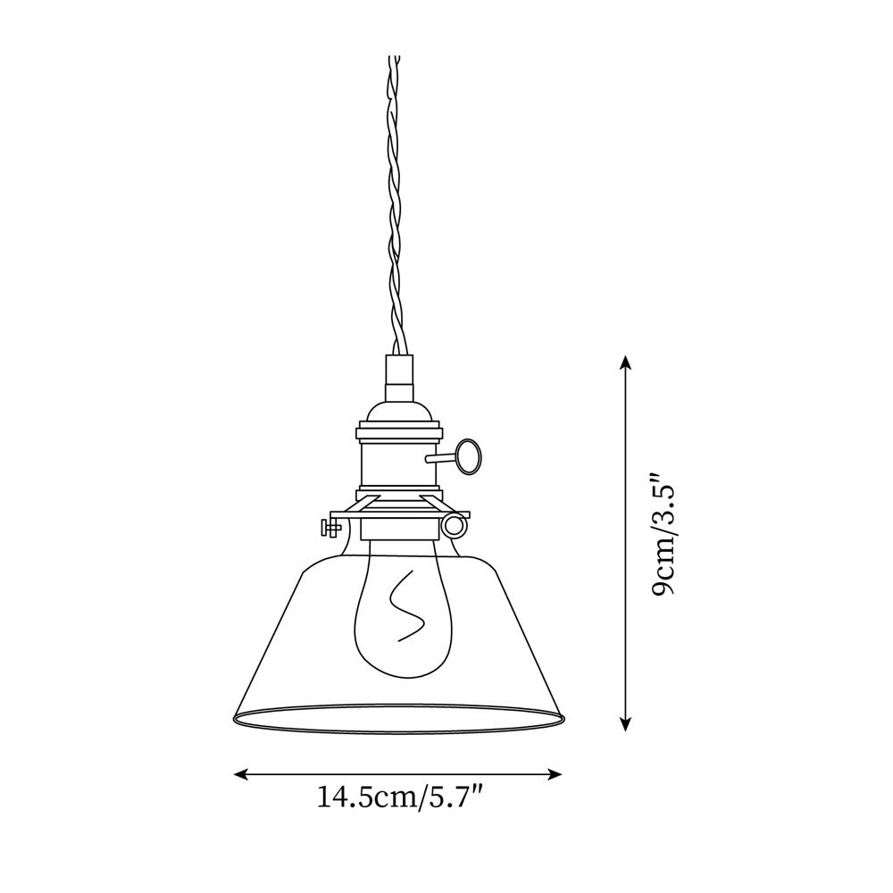 Jasmine Glass Pendant Lamp P025
