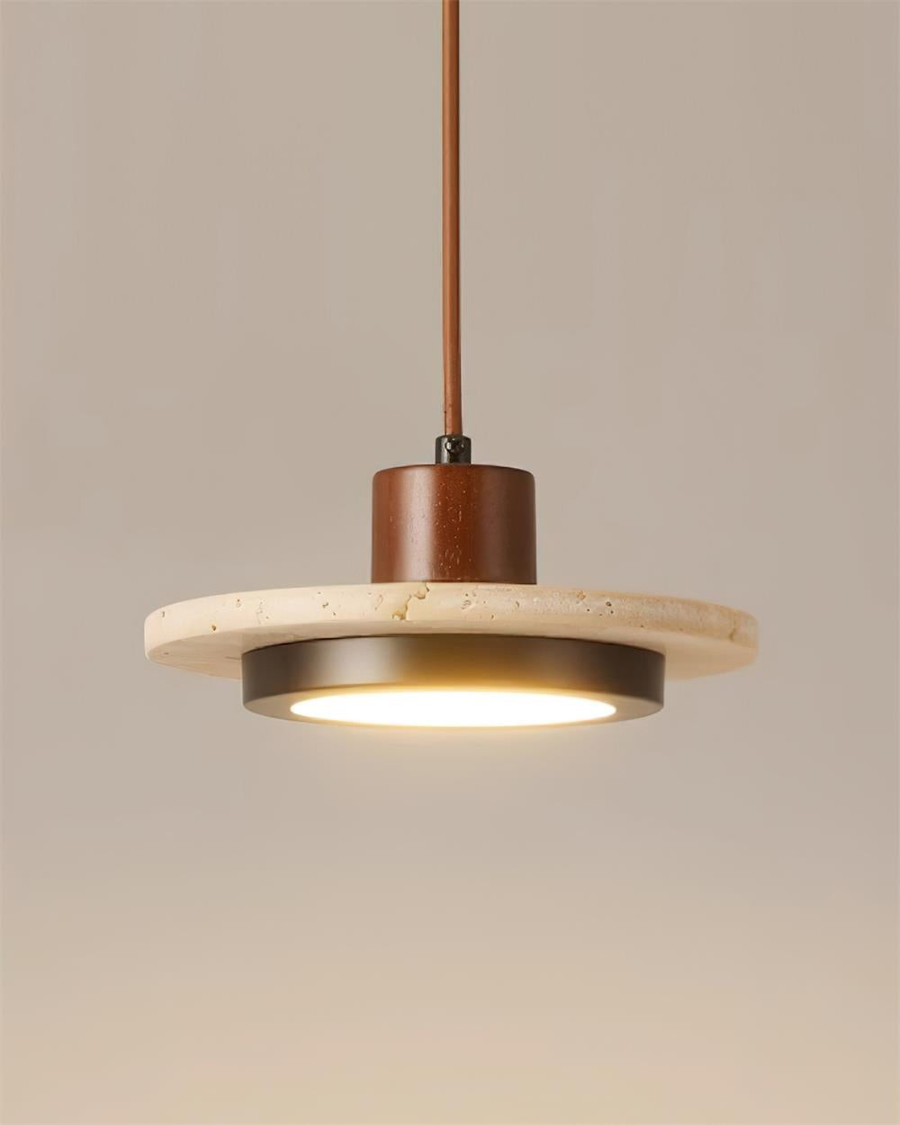 Creative Retro Regular Disc LED Pendant Lamp M152