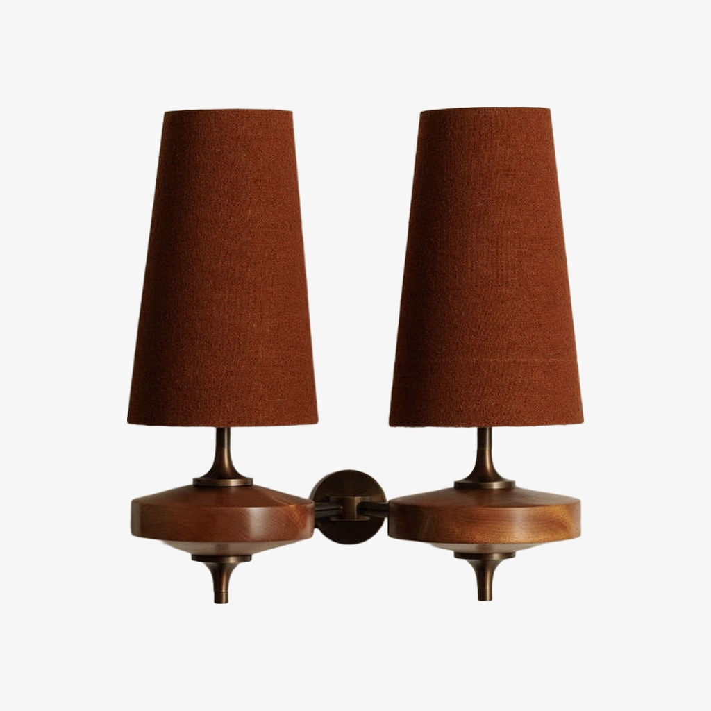 Chrona Rho Fabric Sculpt Wall Lamp - Artistic Contemporary Style T122