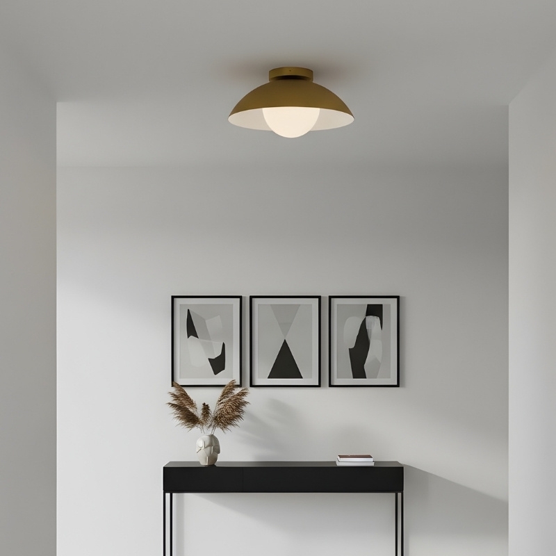 Orblia Minimal Flush Mount Light Fixture - Modern Aesthetic for Home Interiors T1104