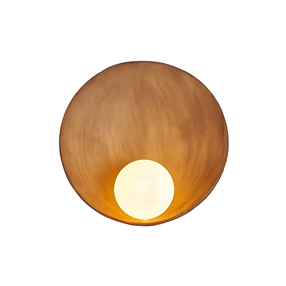 Serenity Modern Resin Japandi Metal Wall Lamp T2017