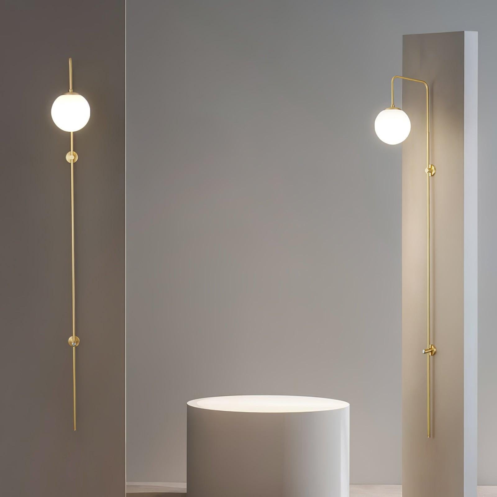 Globe Brass Wall Sconce M451