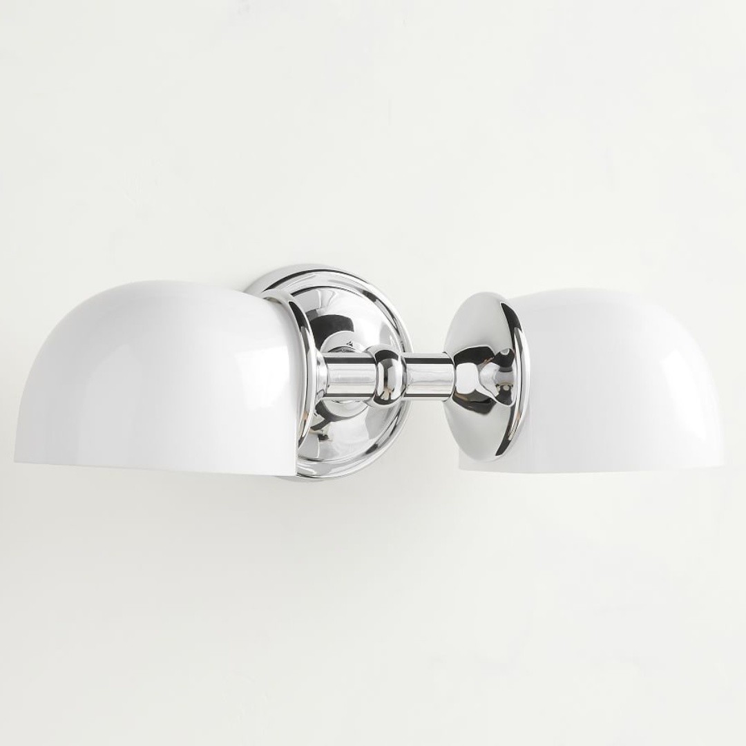 Modern Mercer Double Horizontal Metal Wall Sconce T145