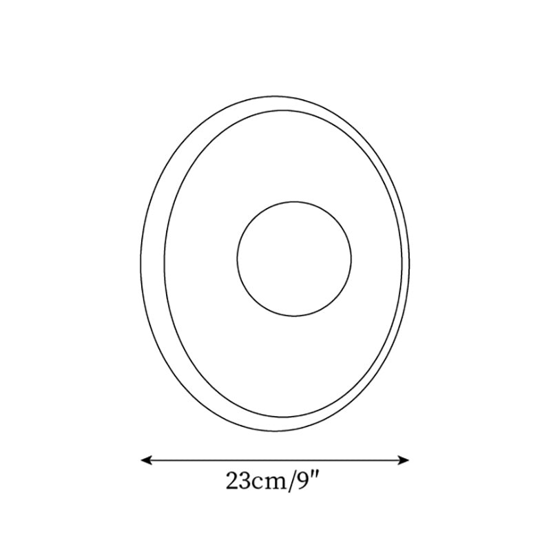 Round Ceramic Track Wall Lamp M121