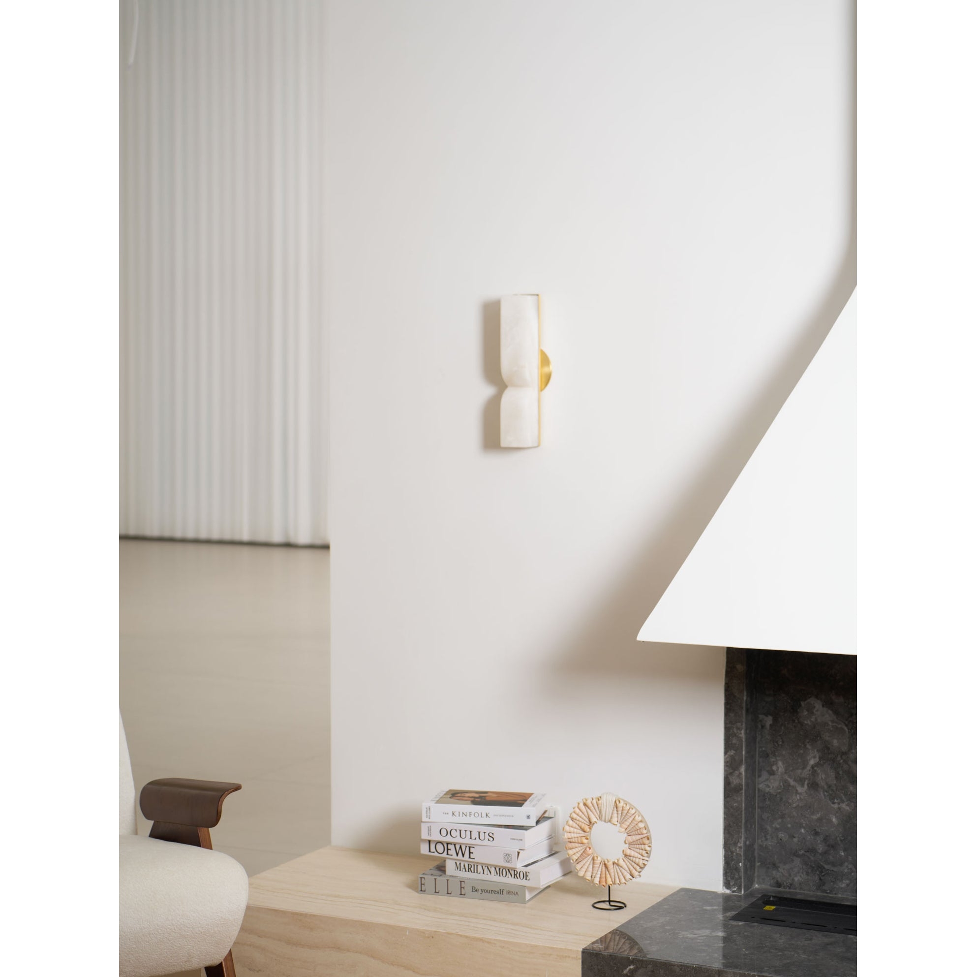 Rectangular Alabaster Wall Lamp T1863