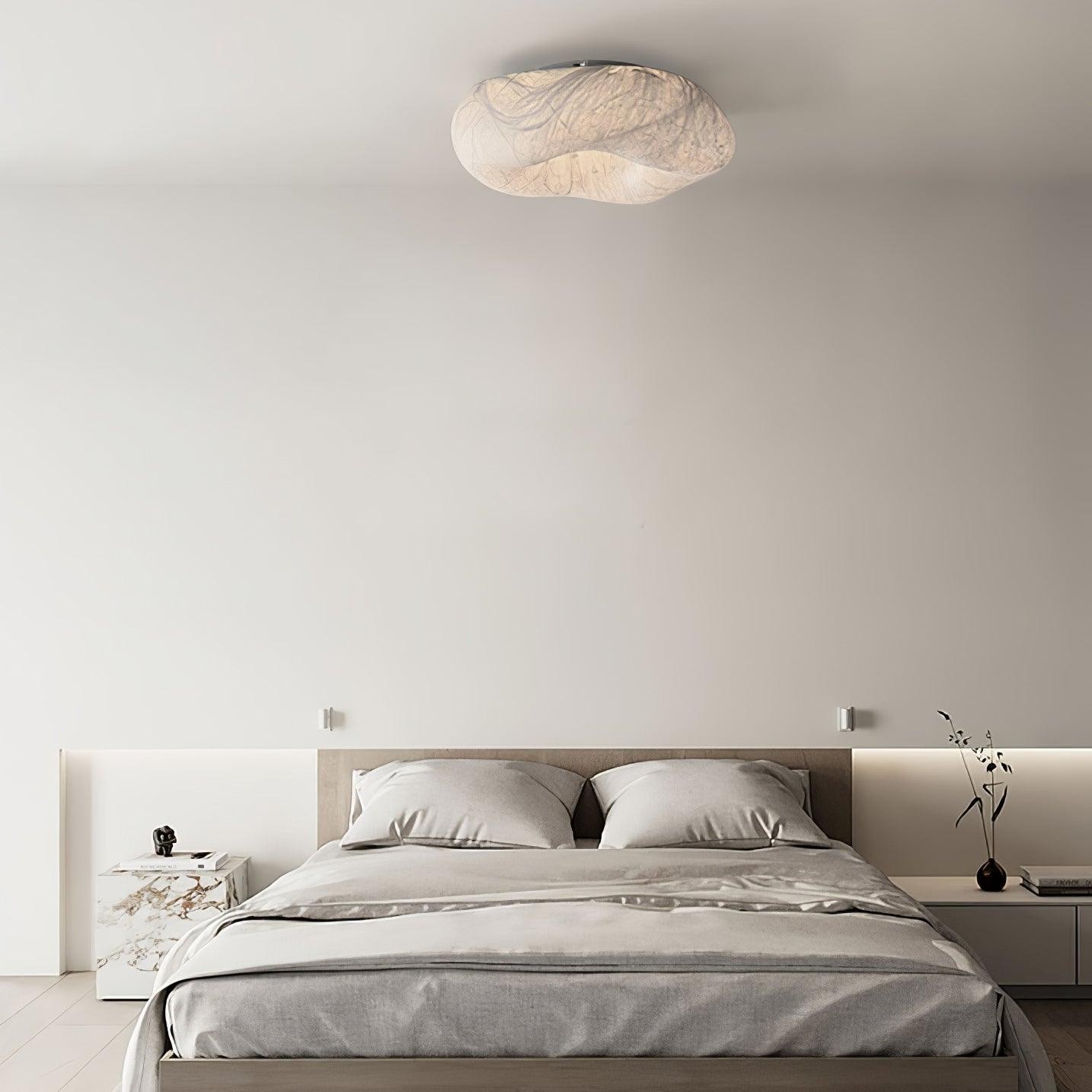 Modern Simple Silk LED Living Room Ceiling Lamp M193