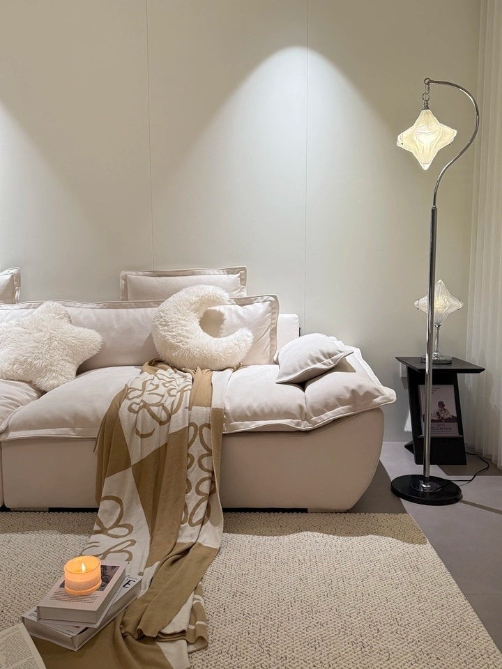 Art Deco Star Floor Lamp - Modern Standing Lamp for Living Spaces - Astris Orion T438
