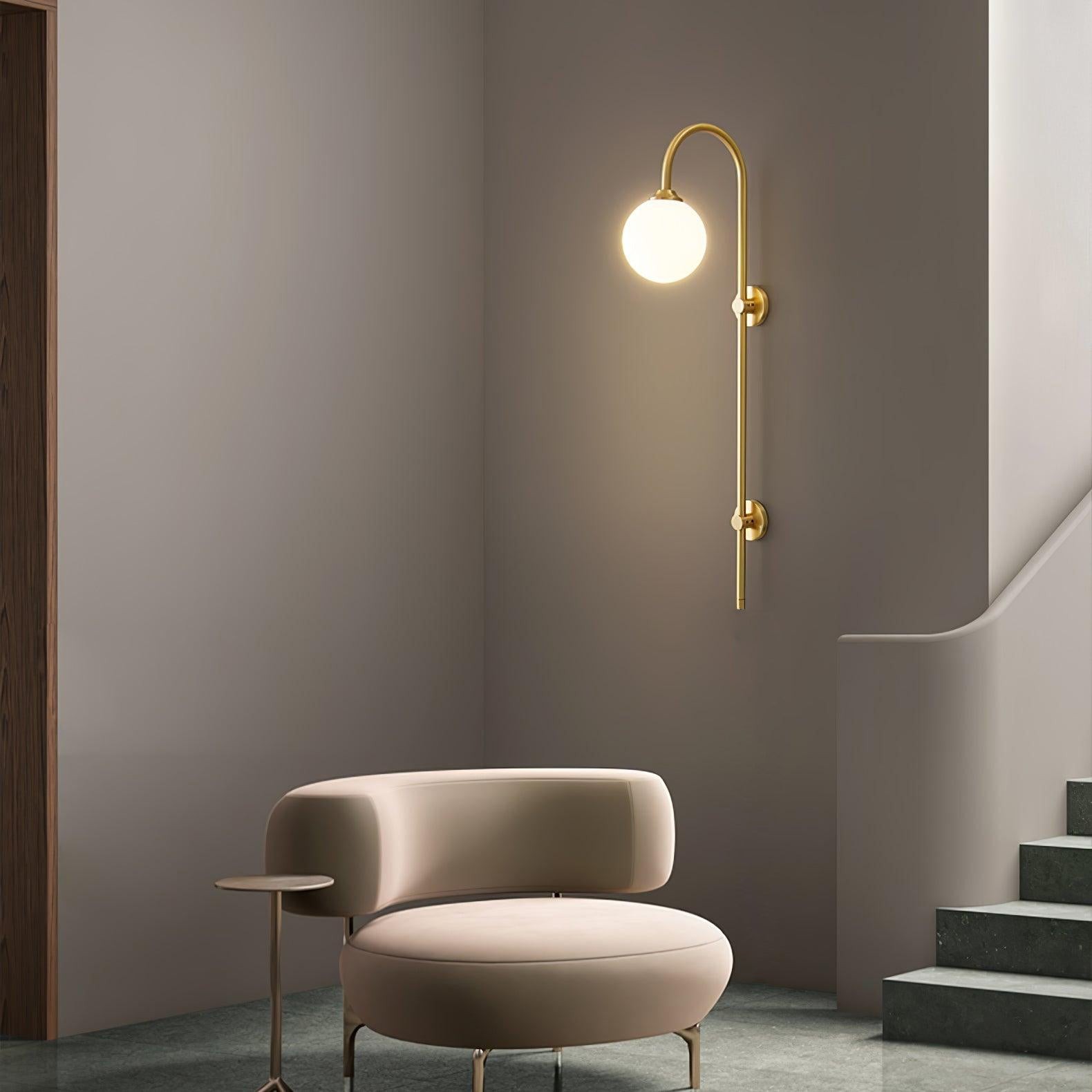 Globe Brass Wall Sconce M451