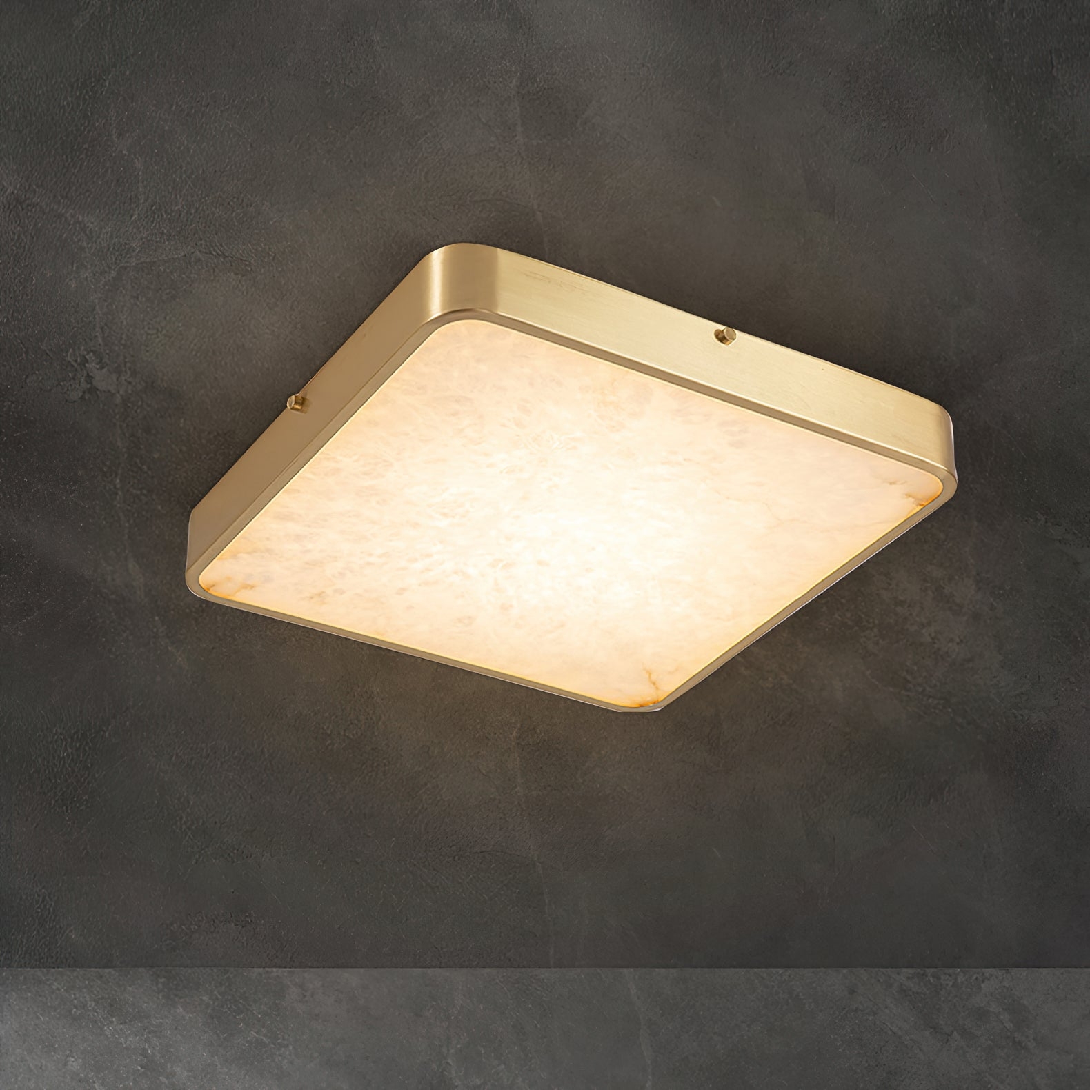 Geometric Alabaster Recessed Ceiling Light T1655