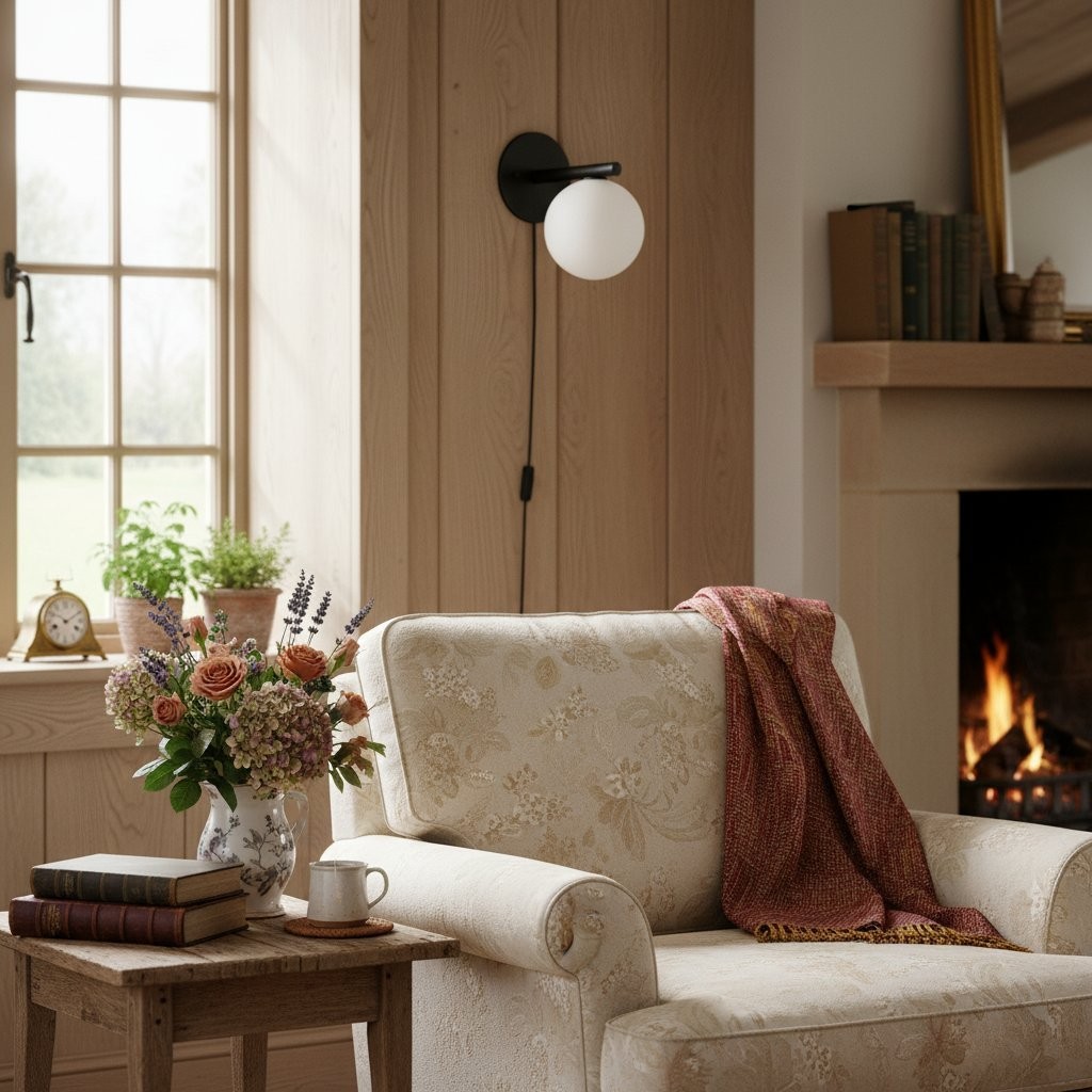 Glorica Glass Wall Sconce - Frosted Globe Light T397