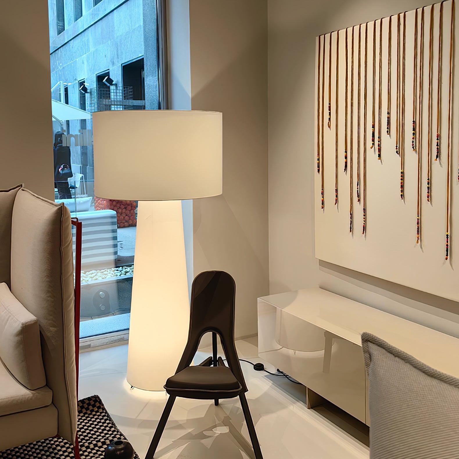 Column Fabric Floor Lamp Suitable For Living Room M561