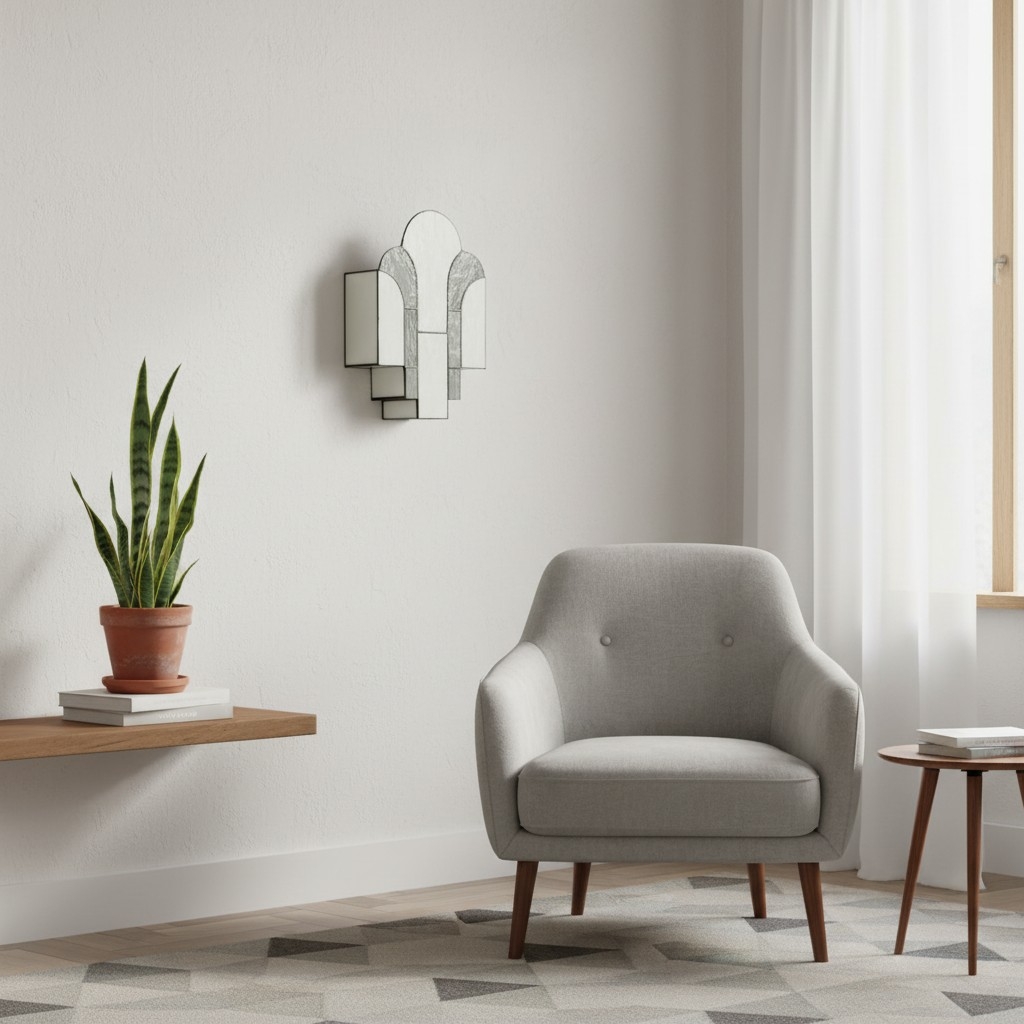 Kelsar Wall Light Sleek Contoured Design Wall Sconce - Modern Minimalist Style for Hallway and Living Room T834