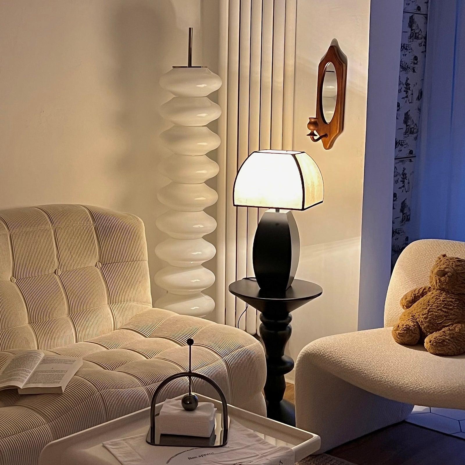 Retro Metal Mushroom Fabric Table Lamp M446