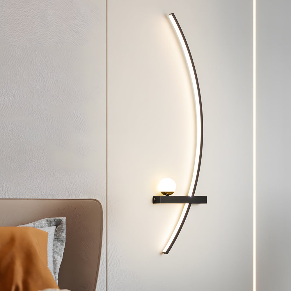 21'' Curved Strip 3 Step Dimming LED Wall Sconce G03