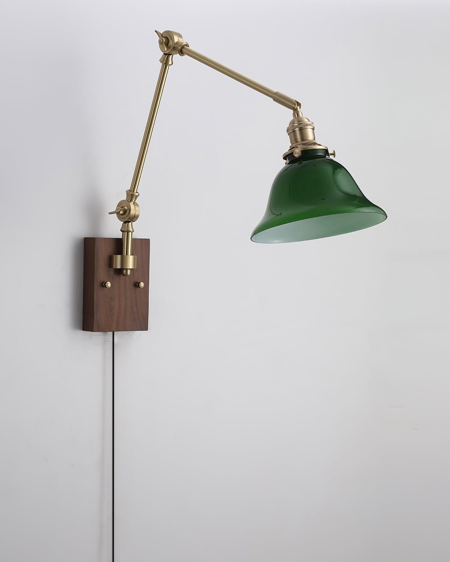 Banker Swing Arm Plug In Wall Light M188