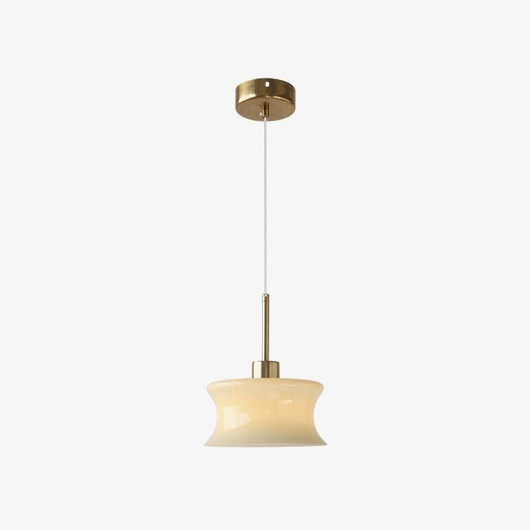 French Vintage Glass Window Pendant Lamp M392