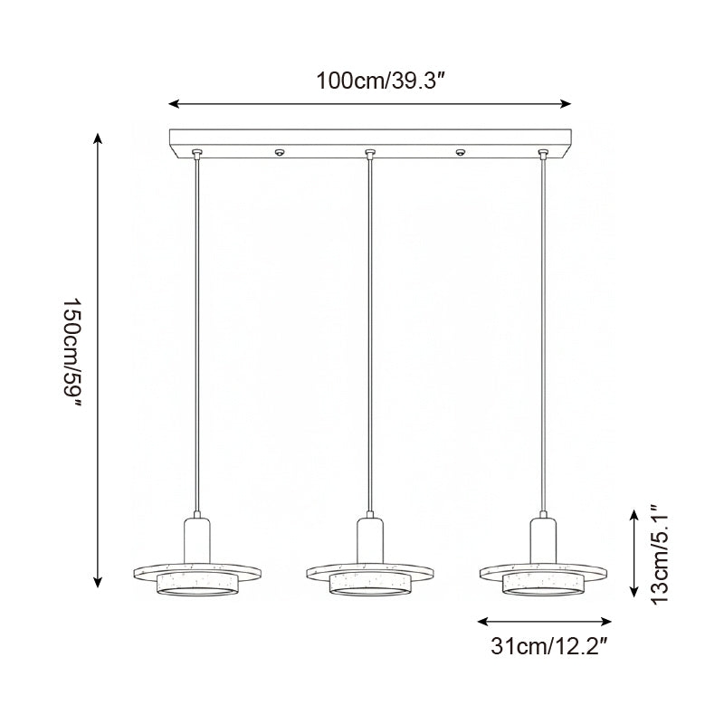 Ethereal Pendant Lamp T1453